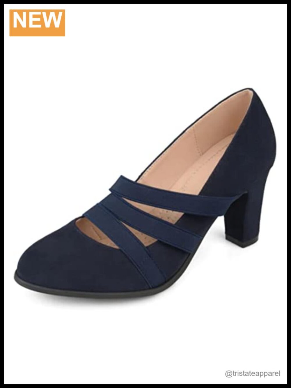 Women's Block Heel Pumps Closed Toe Lightweight